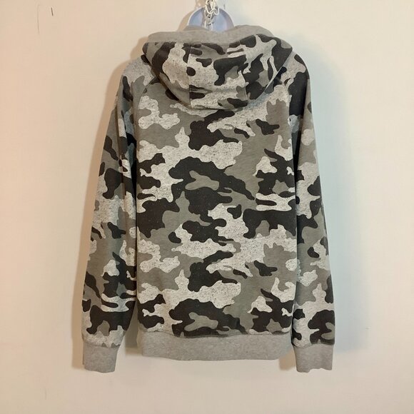 All in Motion Hoodie Full Zipper Gray Camo Color  Medium Unisex - Picture 4 of 6